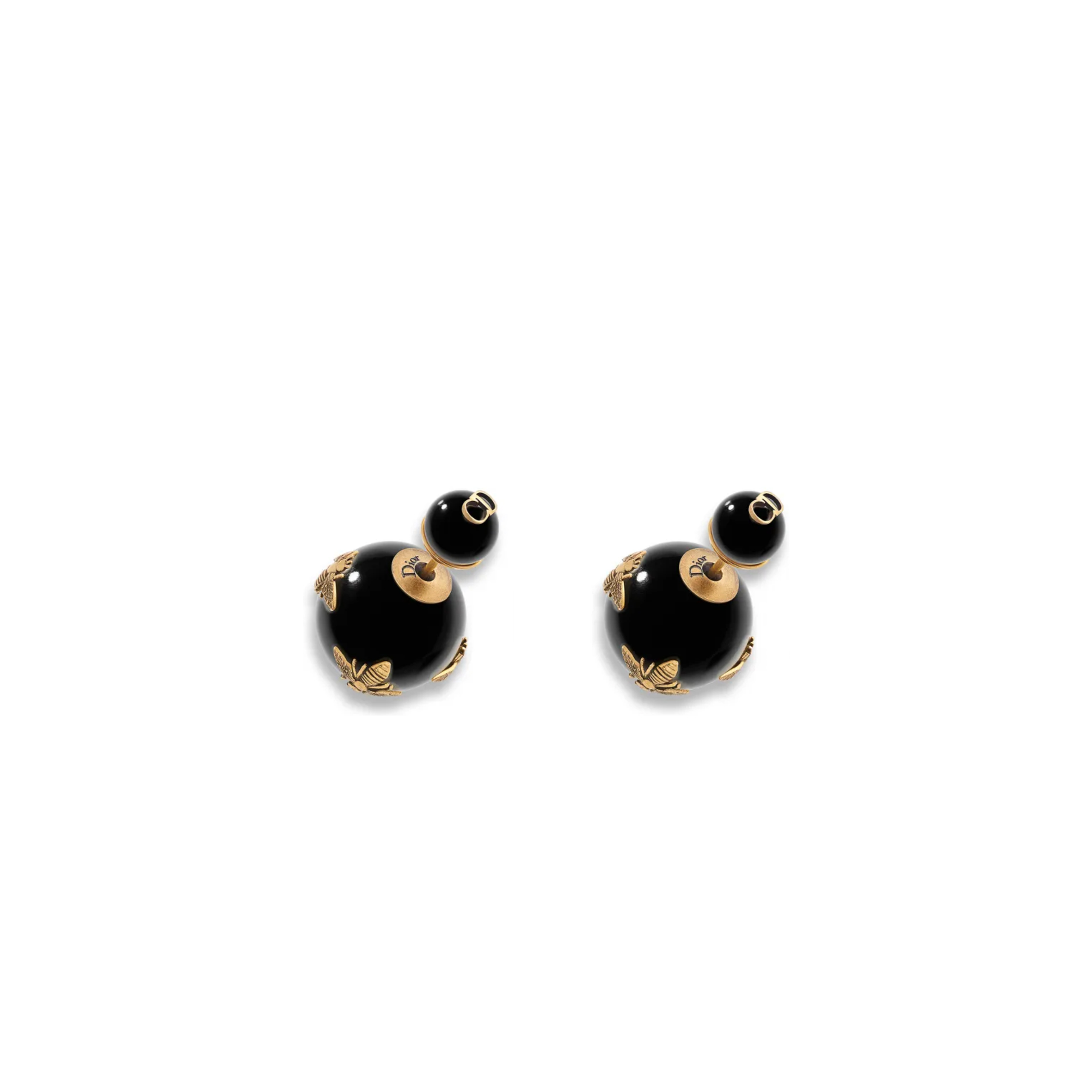 DIOR 18K CD TRIBALES BLACK EARRINGS E0663TRIRS D910